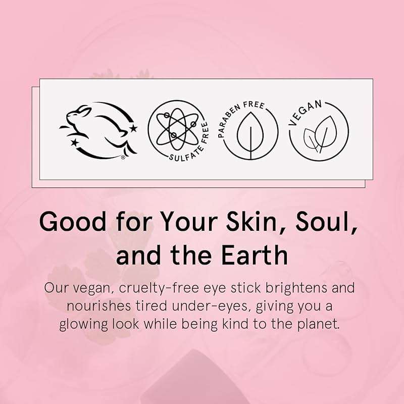 grace & stella Under Eye Brightener Balm Stick - Travel Essentials - Caffeine Eye Cream for Dark Circles, Puffiness, Wrinkles - Vegan Moisturizer Stick with Niacinamide, Hyaluronic Acid (0.13oz/3.5g) - Image 7