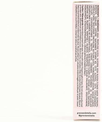 grace & stella Under Eye Brightener Balm Stick - Travel Essentials - Caffeine Eye Cream for Dark Circles, Puffiness, Wrinkles - Vegan Moisturizer Stick with Niacinamide, Hyaluronic Acid (0.13oz/3.5g) - Image 9