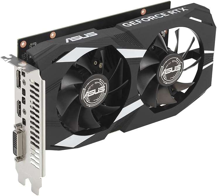 ASUS Dual NVIDIA GeForce RTX 3050 6GB GDDR6 OC Edition Gaming Graphics Card - PCIe 4.0, HDMI 2.1, DisplayPort 1.4a, 2-Slot Design, Axial-tech Fan Design, Steel Bracket, 3 Year Warranty - Image 11