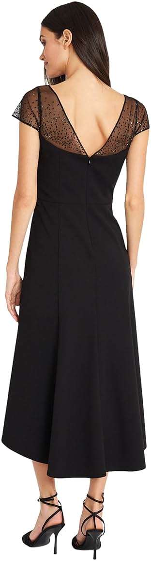 Maggy London Women's Elegant High-Low Cocktail Dress for Women with Sweetheart Neckline | Wedding Guest Dresses for Women. - Image 4