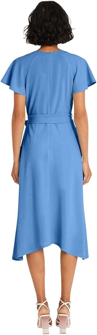 Maggy London Women's Flutter Sleeve and Waist Tie Cocktail Dress for Women | Multi Occasion Dress | Wedding Guest Dresses for Women - Image 3