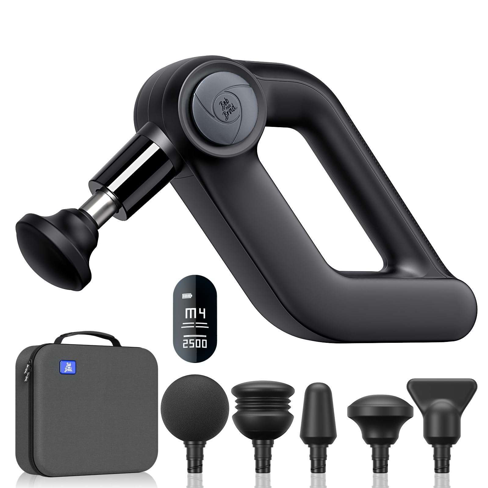 BOB AND BRAD D5 Pro Massage Gun with 13mm Amplitude, FSA-HSA Eligible, Professional Deep Tissue Percussion Massage Gun, Ergonomic D-Handle for Effortless Muscle Pain Relief, Fathers Day Dad Gifts - Image 1