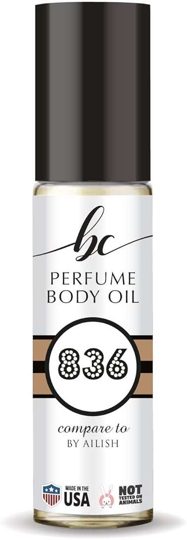 CA Perfume Impression of By Ailish for Women Fragrance Oil Amber Vanilla Scent Long Lasting Perfumes for Women Travel Size TSA Ready Mini Parfum Body Oil Roll-on 0.33 Fl Oz 10ml - Image 1