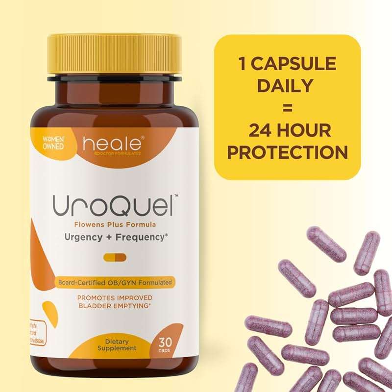 UroQuel - Natural Bladder Control Cranberry Supplement - Reduce Bathroom Urgency, Frequency, Incontinence, with Flowens - OBGYN Formulated - Cranberry Pills for Women & Men - by Heale - 30 Capsules - Image 3