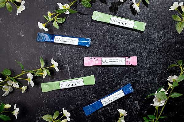 Bold Mint GO Travel Size Mouthwash Packets - Bulk Individual Mini Mouthwash Packets - Perfect Travel Size Toiletries for Guest Bathrooms - Alternative to Breath Strips and Spray, Alcohol and Dye Free - Image 3