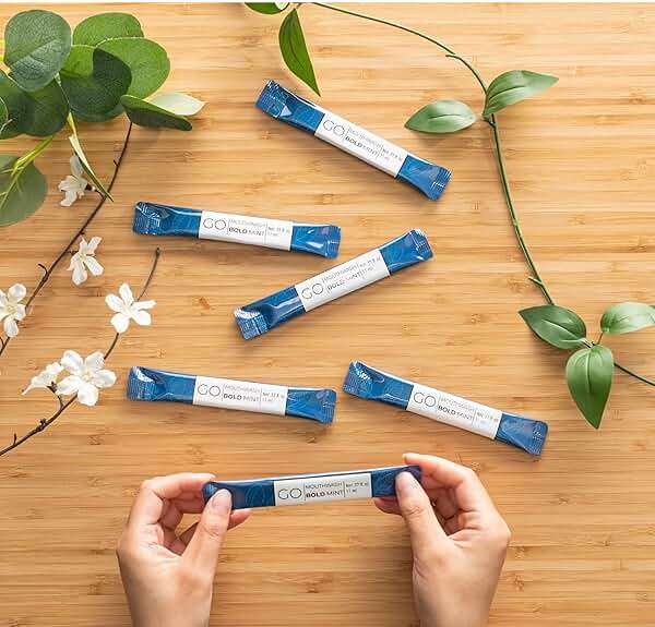 Bold Mint GO Travel Size Mouthwash Packets - Bulk Individual Mini Mouthwash Packets - Perfect Travel Size Toiletries for Guest Bathrooms - Alternative to Breath Strips and Spray, Alcohol and Dye Free - Image 6