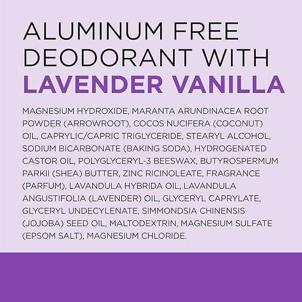 Dr Teal's Aluminum Free Deodorant, Lavender Vanilla with Essential Oils, 2.65 oz (Pack of 3) - Image 7
