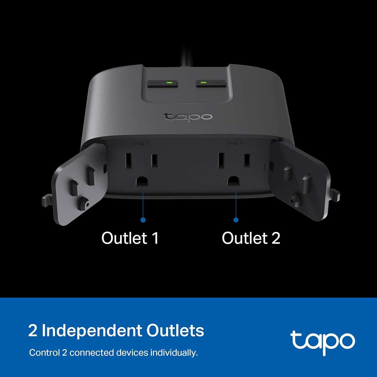 TP-Link Tapo Matter Outdoor Smart Plug, 2 Individual Outlets, IP65 Weather Resistance, Works with Apple Home, Alexa, Google Home, Long Wi-Fi Range, 2.4G Wi-Fi Only, ETL Certified (Tapo P400M) - Image 9