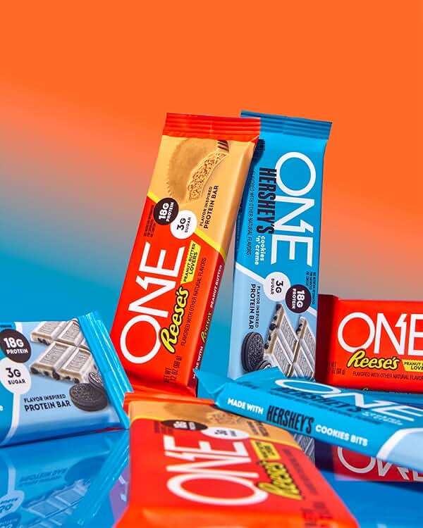 ONE Protein Bars, Hershey's Cookies 'n' Creme, Gluten Free with 18g Protein and 3g Sugar, Pantry Staples, 2.12 oz (12 Count) - Image 5