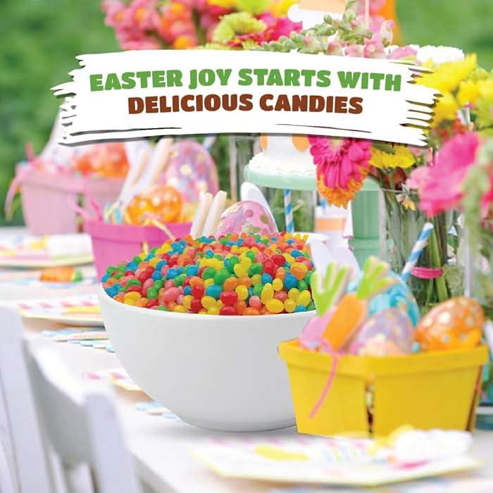 Jelly Beans - 5 Pound Bulk Pack - Chewy Candy - Assorted Fruit Flavors - Classic Fruity Treats for Buffets, Cake Decorating, and Gift Baskets - Old Fashioned Candy - Image 3