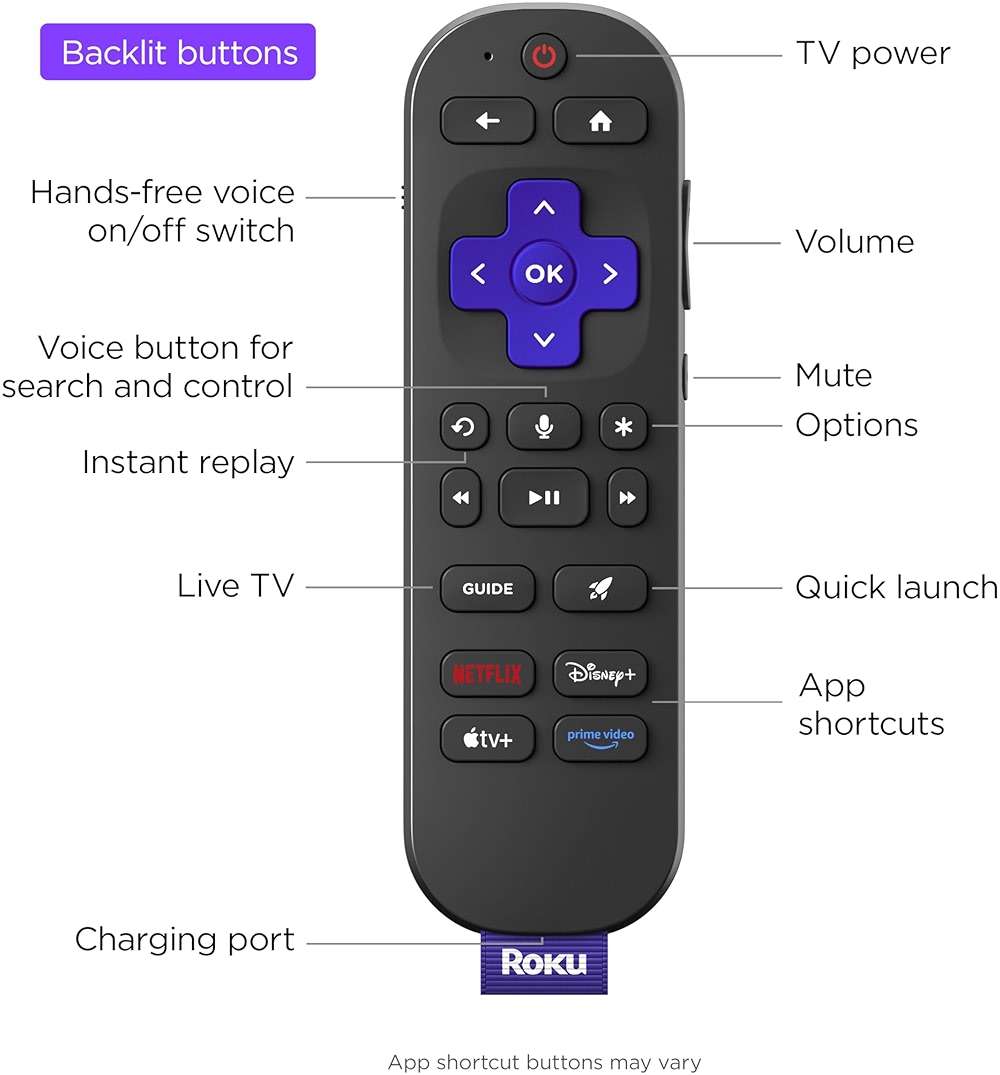 Roku Smart TV – 55-Inch Pro Series 4K QLED RokuTV with Backlit Roku Voice Remote Pro, Dolby Vision IQ, 120Hz Refresh Rate – Live Local News, Sports, Gaming - Image 9