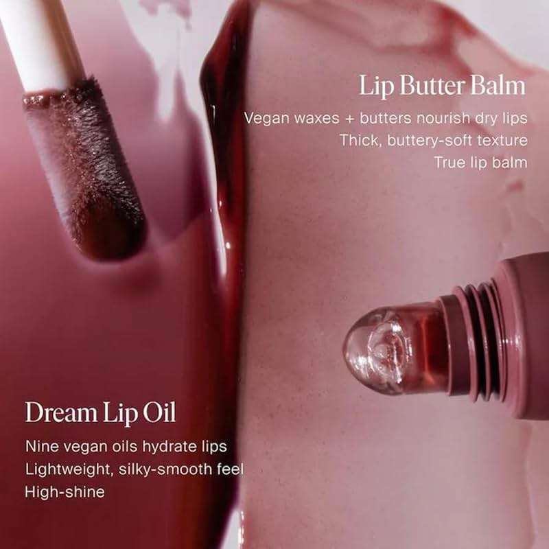Summer Fridays Dream Lip Oil - Hydrating Tinted Lip Gloss Oil - Non-Sticky Formula with Skincare Benefits for Long-Lasting Softness + Shine - Effortless Beauty Gifts - Rosewood Nights (0.15 Oz) - Image 8