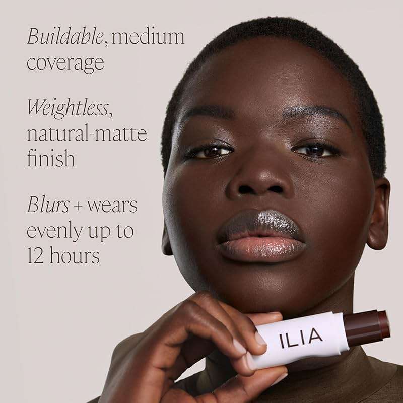 ILIA - Skin Rewind Complexion Stick - Foundation + Concealer + Skincare | Non-Toxic, Vegan, Cruelty-Free, Clean Makeup (37N - Ipe, 0.35 oz | 10 g) - Image 6