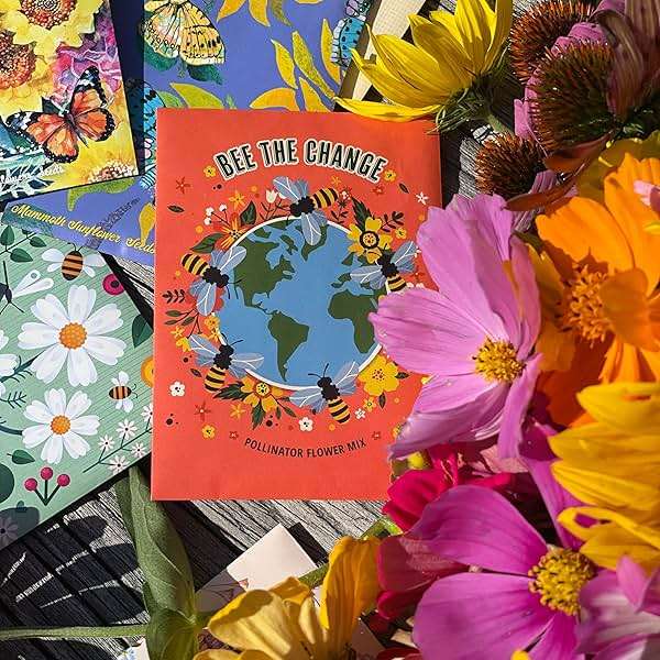 Bentley Earth Day 2025 Bee The Change - Pollinator Flower Mix Seed Packets (25 Packets) - Image 2