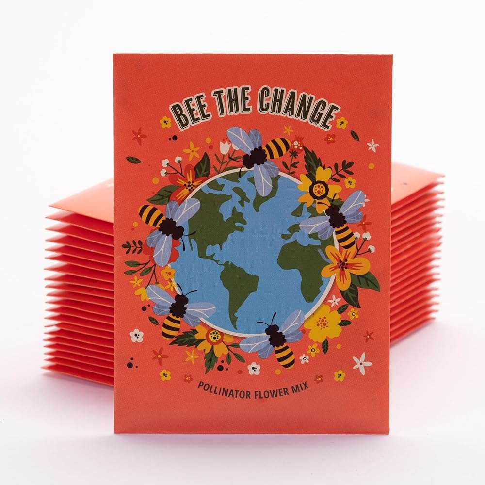 Bentley Earth Day 2025 Bee The Change - Pollinator Flower Mix Seed Packets (25 Packets) - Image 3
