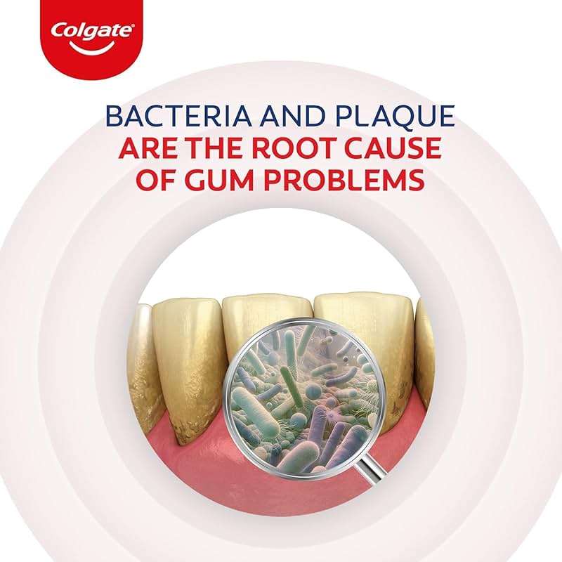 Colgate Gum Protection PerioGard Toothpaste 90grm/3.2oz Helps Fight Plaque Dual Active Formula Helps to Keep Gums Healthy + V4L 125 Sheets Multifold Paper Towel Free - Image 8