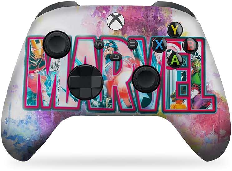 DreamController Marvvel X-box Controller Wireless compatible with X-box One/Series X/S Proudly Customized in USA I Permanent HYDRODIP Print(NOT JUST A SKIN)(MODDED) - Image 1