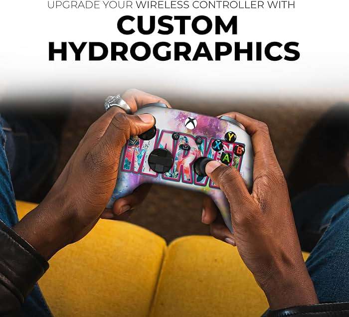 DreamController Marvvel X-box Controller Wireless compatible with X-box One/Series X/S Proudly Customized in USA I Permanent HYDRODIP Print(NOT JUST A SKIN)(MODDED) - Image 2