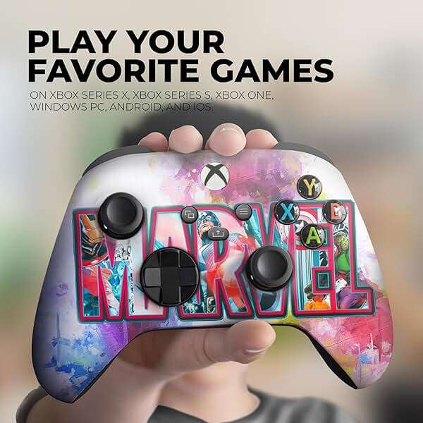 DreamController Marvvel X-box Controller Wireless compatible with X-box One/Series X/S Proudly Customized in USA I Permanent HYDRODIP Print(NOT JUST A SKIN)(MODDED) - Image 5