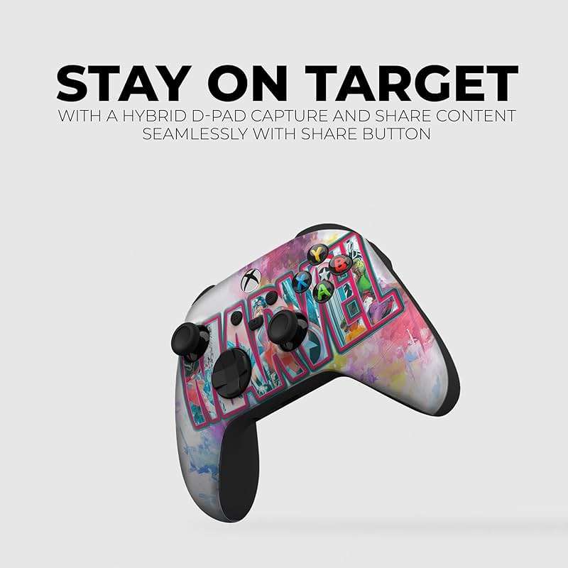 DreamController Marvvel X-box Controller Wireless compatible with X-box One/Series X/S Proudly Customized in USA I Permanent HYDRODIP Print(NOT JUST A SKIN)(MODDED) - Image 6