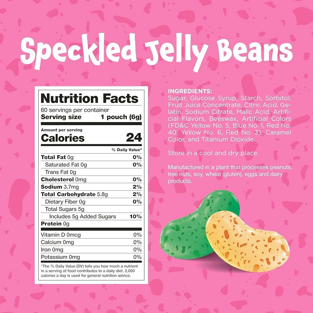 Jelly Beans - 60 Mini Packs - Individually Wrapped Candy for Classroom Rewards, Buffets, Goodie Bags & Party Favors - Bulk Jelly Beans - Fruit Flavors - Image 2