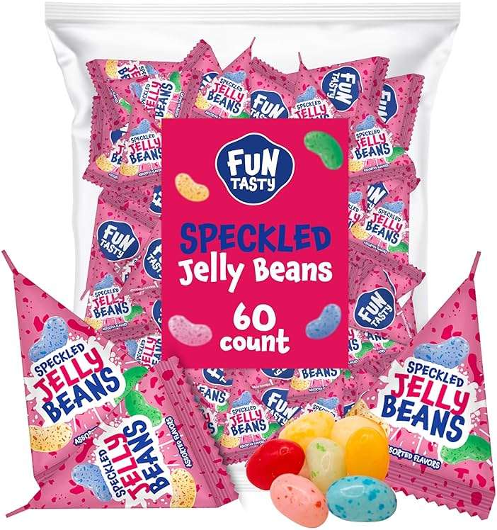 Jelly Beans - 60 Mini Packs - Individually Wrapped Candy for Classroom Rewards, Buffets, Goodie Bags & Party Favors - Bulk Jelly Beans - Fruit Flavors - Image 3