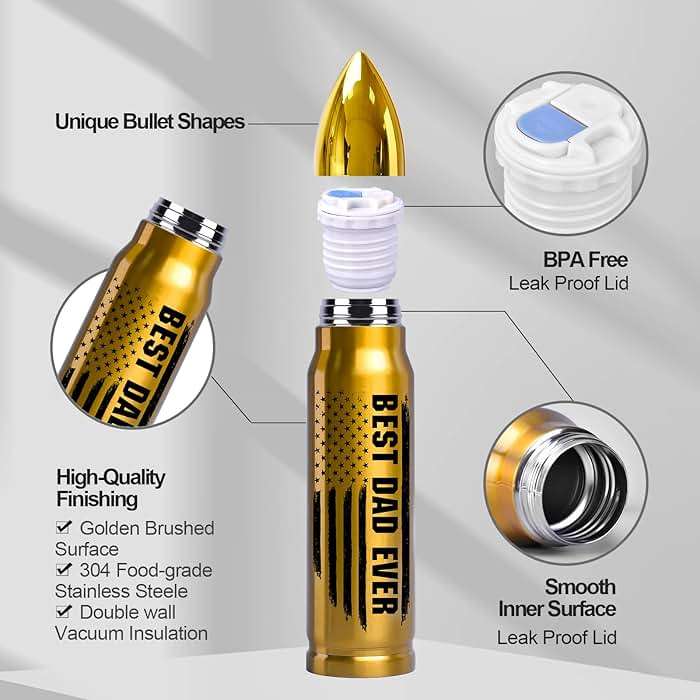 Tmacker Fathers Day Dad Gifts for Dad from Daughter Wife - 17oz Stainless Steel Bullet Tumbler Coffee Mug Birthday Gifts for Men Grandpa on Christmas Anniversary Valentines Stocking Stuffers for Men - Image 4