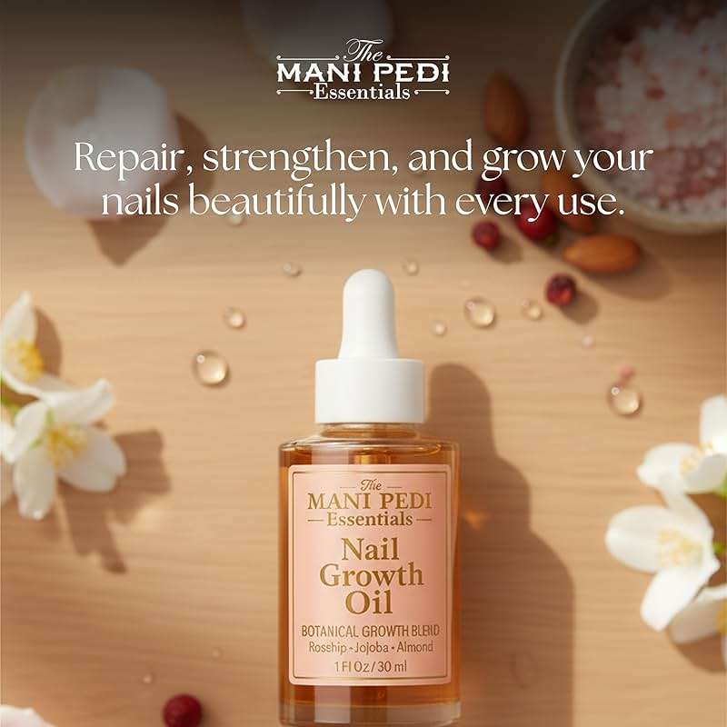 TMPE Nail Growth Oil 1 fl oz | Rosehip, Jojoba & Almond Oil Blend | Fast Nail Growth Serum for Stronger Longer Nails | Cuticle Oil Strengthener | Nourishing Nail Treatment for Brittle Damaged Nails - Image 6