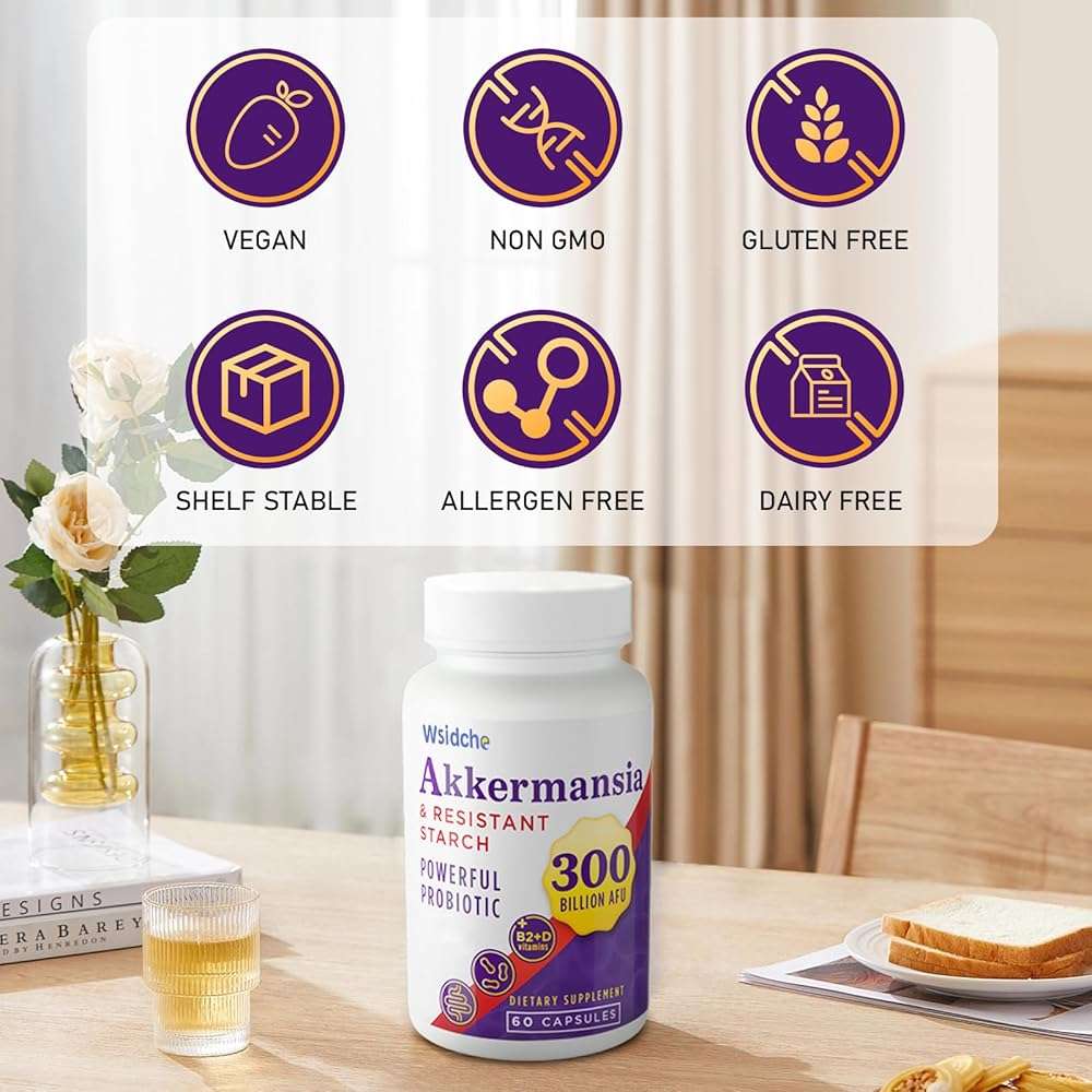300 Billion AFU Akkermansia Probiotic | supplement for Women & Men, Akkermansia Muciniphila for Akkermansia, Digestive, Gut, Immune, Enhances Gut Digestive Lining function, Akka Superbiotics - 60 Caps - Image 5