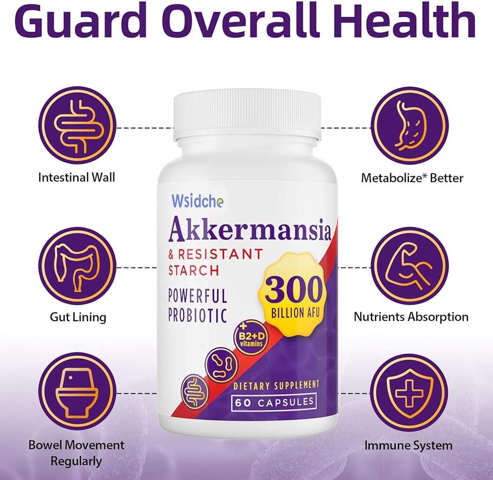 300 Billion AFU Akkermansia Probiotic | supplement for Women & Men, Akkermansia Muciniphila for Akkermansia, Digestive, Gut, Immune, Enhances Gut Digestive Lining function, Akka Superbiotics - 60 Caps - Image 6