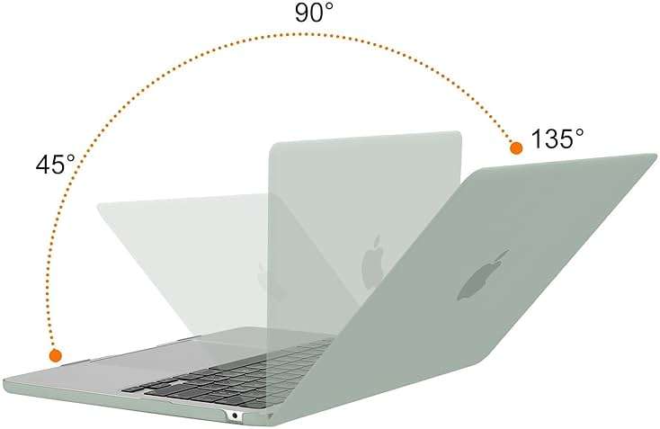 MOSISO Compatible with MacBook Air 13 inch Case M5 2026 M4 2025 M3 M2 2024-2022 A3449 A3240 A3113 A2681, Hard Shell&Keyboard Cover&Screen Film&Type C for MacBook Air 13.6 inch Case, Antique Green - Image 4
