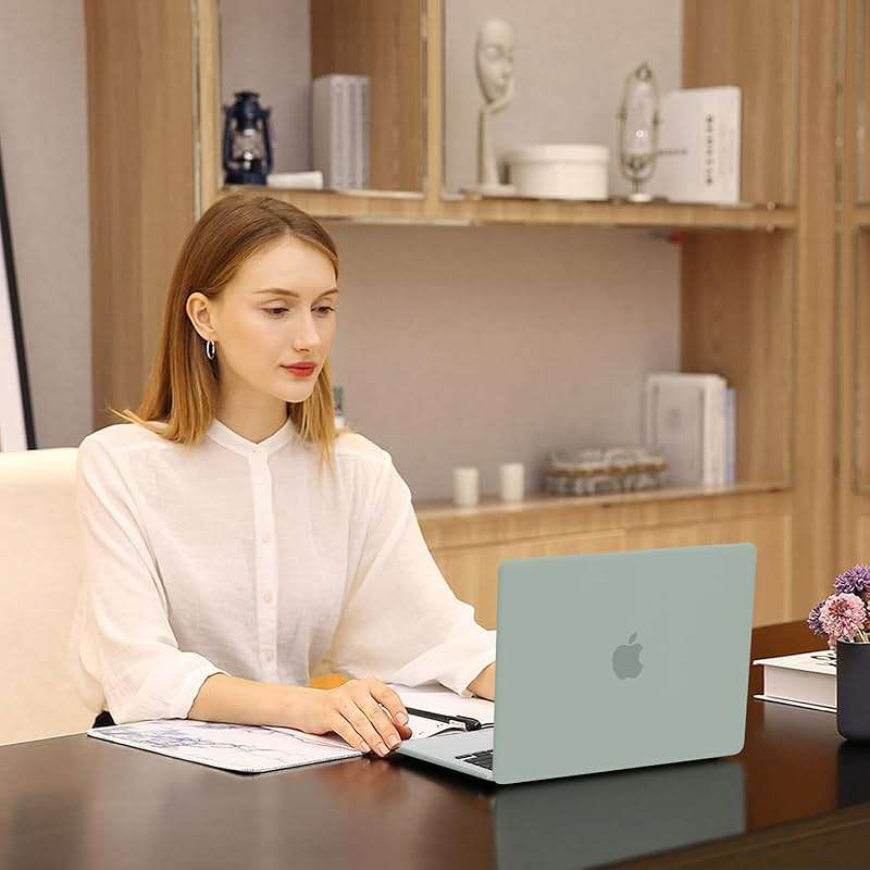 MOSISO Compatible with MacBook Air 13 inch Case M5 2026 M4 2025 M3 M2 2024-2022 A3449 A3240 A3113 A2681, Hard Shell&Keyboard Cover&Screen Film&Type C for MacBook Air 13.6 inch Case, Antique Green - Image 6