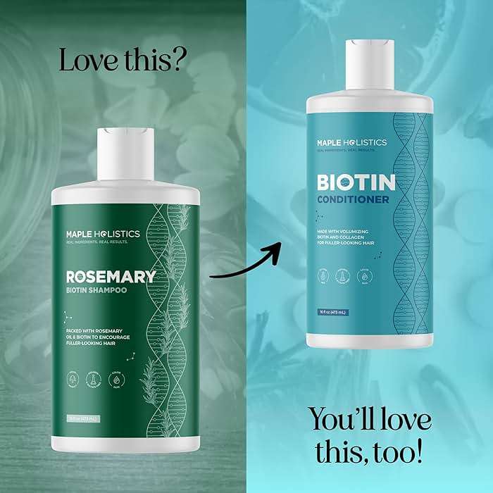 Volumizing Biotin and Rosemary Shampoo - Vegan Rosemary Biotin Shampoo for Thinning Hair for Women and Men with Nourishing B Vitamins & Tea Tree Oil - Paraben Silicone & Sulfate Free (16 Fl Oz) - Image 8