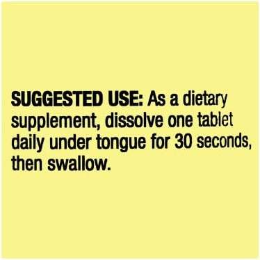 Generic Spring Valley, Vitamin B12 2500 mcg, B12 Quick-Dissolve Cherry Flavor Tablets Dietary Supplement, Vitamin B12, 120 Count + DRI Store +Sticker - Image 4