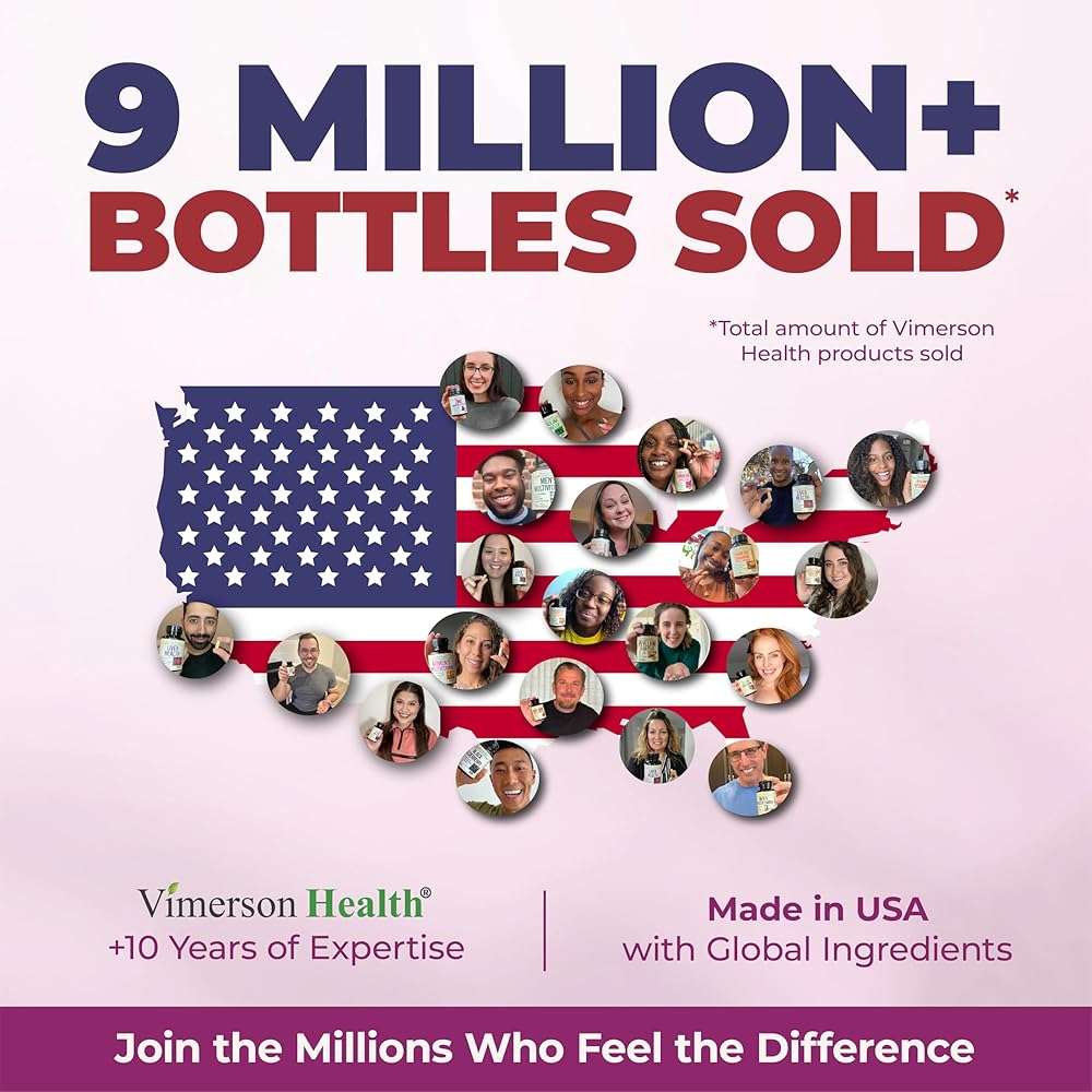 Vimerson Health Multivitamin for Women: Vitamins, Minerals and Bioavailable D3 for Focus and Energy Support – Daily Womens Multivitamins and Multiminerals – 60 Liquid Capsules - Image 6