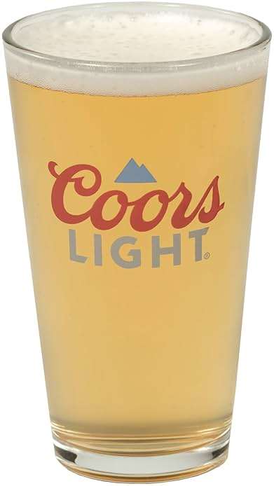 LORD'S ROCKS Coors Light Beer Glasses 16oz Pint Glass - Set of 4 Authentically Licensed Compatible - Image 5