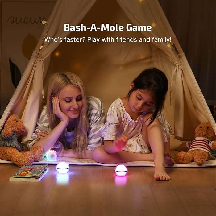 OLIGHT Sphere Smart Night Light, 75 lumens Stepless Dimming Table Lamp with Remotely APP Control, Magnetic Rechargeable RGB Ambient Lighting for Sleeping, Reading, and Relaxation - Image 8