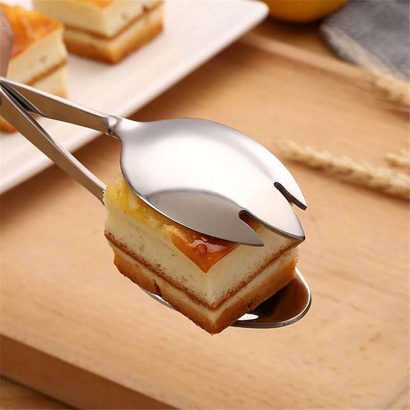 2 Pieces Salad Tongs, 8 Inch Serving Tongs, Stainless Steel Food Scissor Tongs, Buffet Tongs for Home Kitchen Party Bread Cake Bake Steak Barbecue Buffet Catering - Image 7
