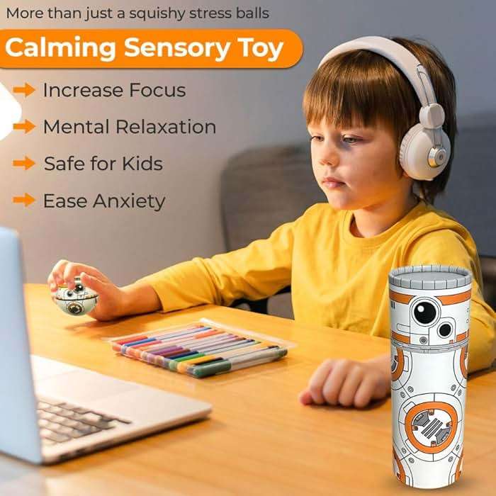 Squishy Balls Set – Stress Ball for Kids and Adults, Stress Relief Fidget Use for Play/ Decor/ Help Relieve Stress/ Improve Concentration and Focus - Image 3