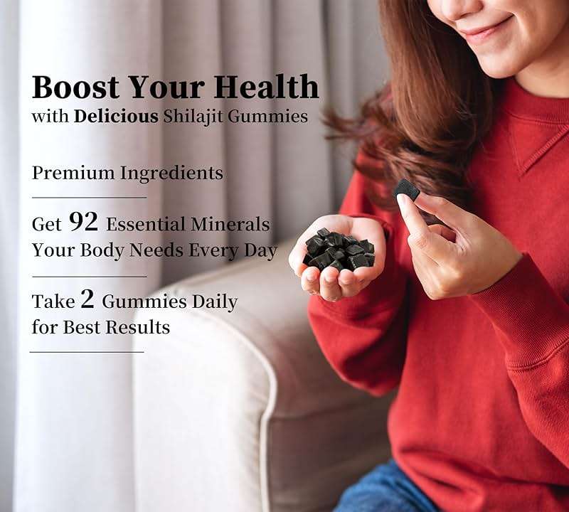DLNIA 13-in-1 Shilajit Gummies with KSM-66® Ashwagandha | 4000 mg Himalayan Shilajit Extract (20:1), Choline & Botanicals | Sugar-Free, Vegan | Energy, Focus & Daily Vitality Support for Men & Women - Image 7