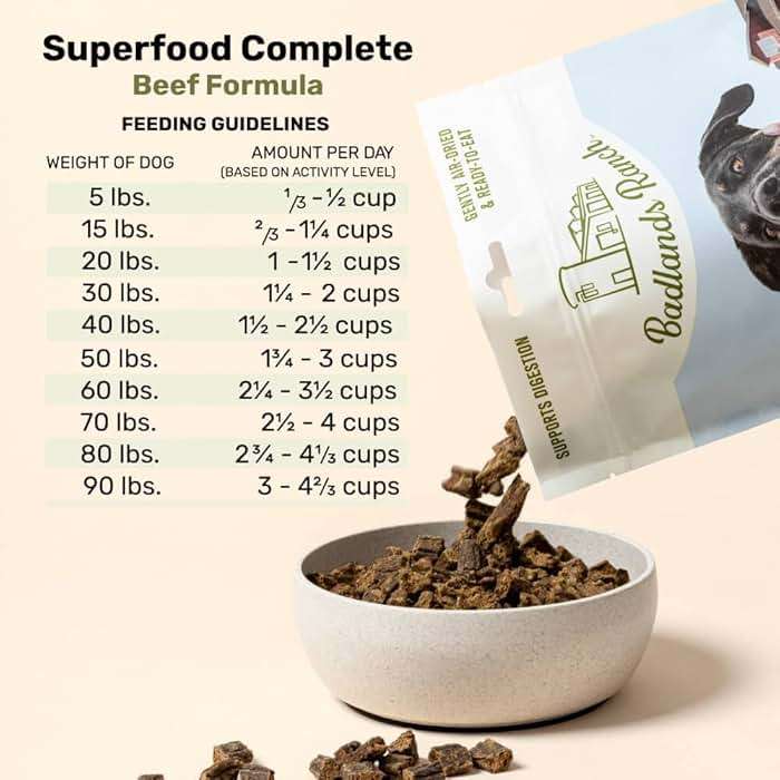 BADLANDS RANCH by Katherine Heigl – Superfood Complete Air-Dried Beef Dog Food – High Protein with Superfoods for Daily Wellness & Consistent Nutrition – 24 oz - Image 2