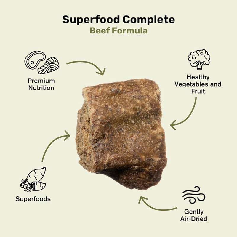 BADLANDS RANCH by Katherine Heigl – Superfood Complete Air-Dried Beef Dog Food – High Protein with Superfoods for Daily Wellness & Consistent Nutrition – 24 oz - Image 3