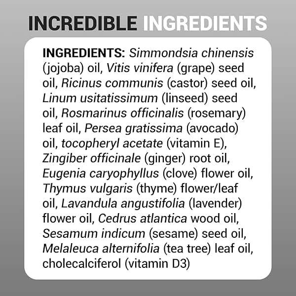 Dr. Berg Scalp & Hair Serum (Improved Formula) with Vitamin D3 & E - Clinically Tested, Paraben- and Sulfate-Free Hair Oil for Women & Men - Includes Rosemary Oil, Castor Oil & Jojoba Oil - 2 Fl oz - Image 7