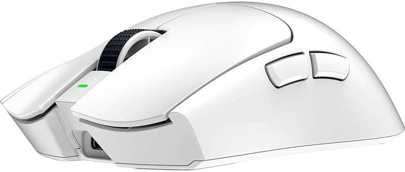 Razer Viper V3 Pro Wireless Esports Gaming Mouse: Symmetrical - 55g Lightweight - 8K Polling - 35K DPI Optical Sensor - Gen3 Optical Switches - 8 Programmable Buttons - 95 Hr Battery - White - Image 9