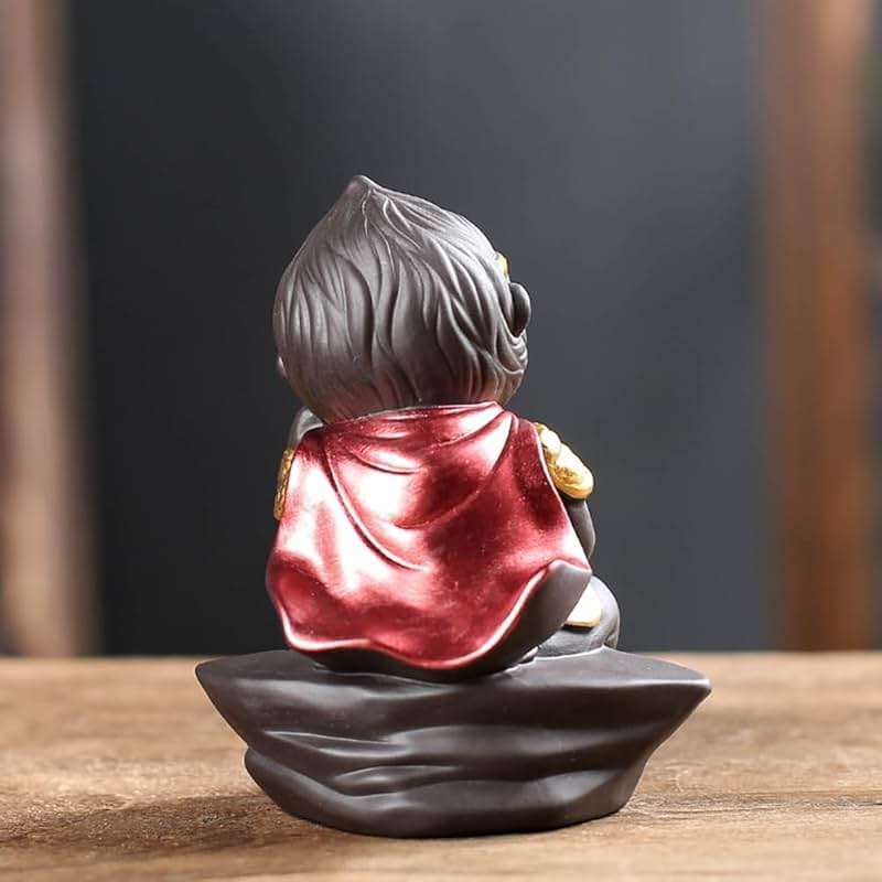 Hoobar Chinese Zisha Tea Pet Monkey King Figurine Statue Water Tea Tray Pet Handmade Monkey King Tea Pet for Kungfu Tea Tray A Gigt for Tea Lovers (Monkey King) - Image 3