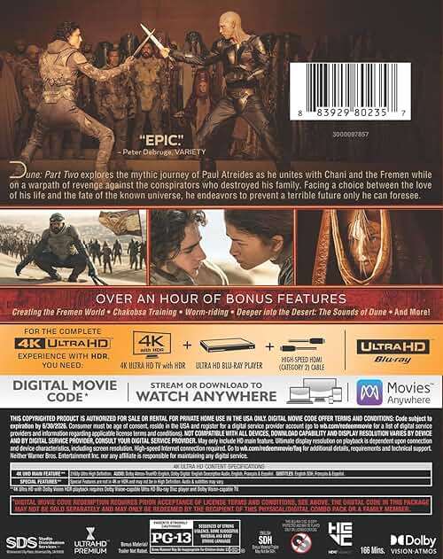 Dune: Part Two (4K Ultra HD) - Image 3