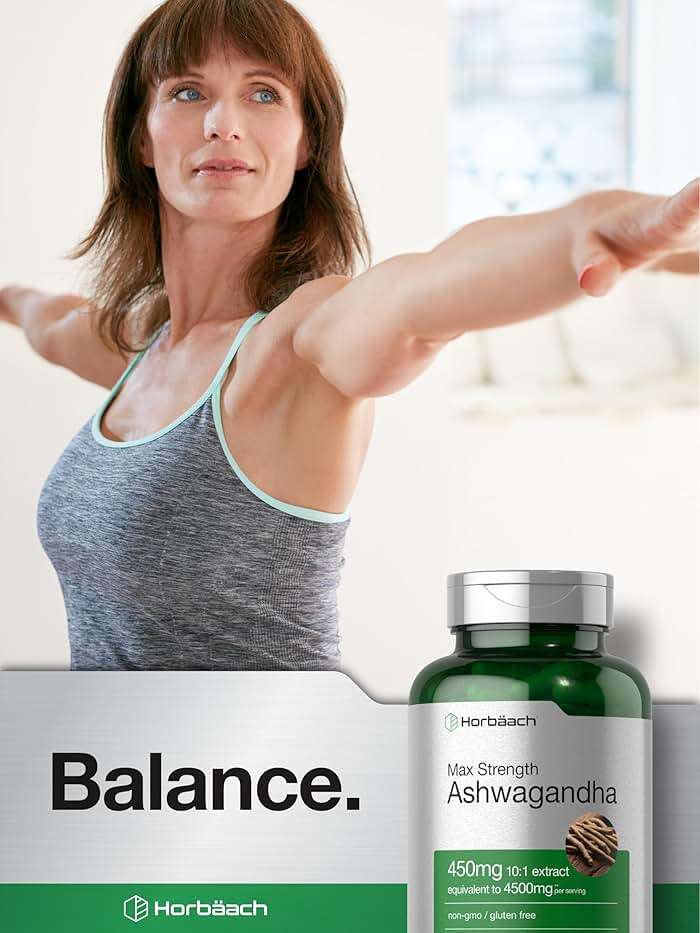 Horbäach Ashwagandha Supplement | Max Strength | 120 Capsules | Non-GMO, Gluten Free - Image 6