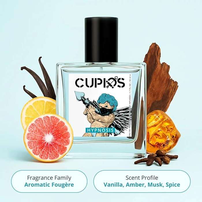 Cupids Original Hypnosis 2.0 Eau de Parfum Pheromone Cologne for Men – Long-Lasting Fresh Fragrance, 50ml - Image 2