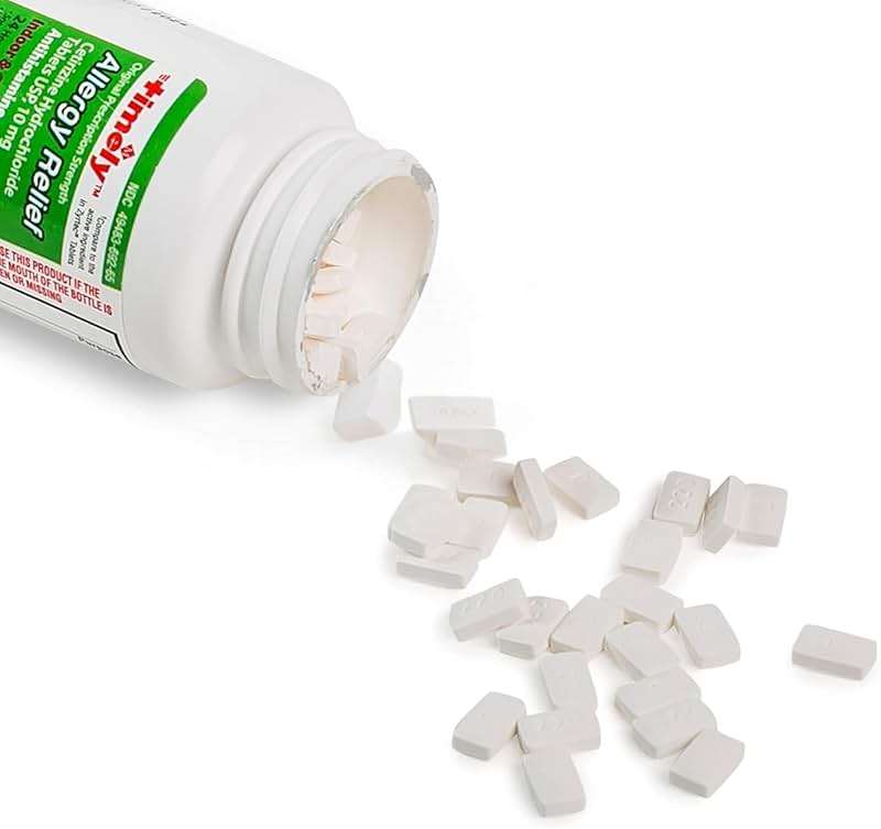 TIME-Cap Labs 200 Tablets Cetirizine HCl 10mg Allergy Relief - Antihistamine for Adults & Children Age 6+, Helps Relieve Sneezing, Runny Nose, Itchy Watery Eyes & Itchy Throat - Image 8