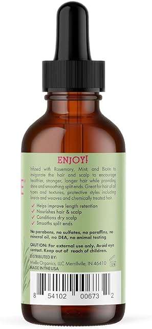 Mielle Organics Hair Strengthening Bundle - Oil, Shampoo and Conditioner - Image 7